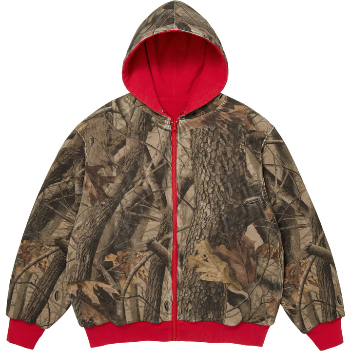 Reversible Work Zip Up Hooded Sweatshirt - Shop - Supreme