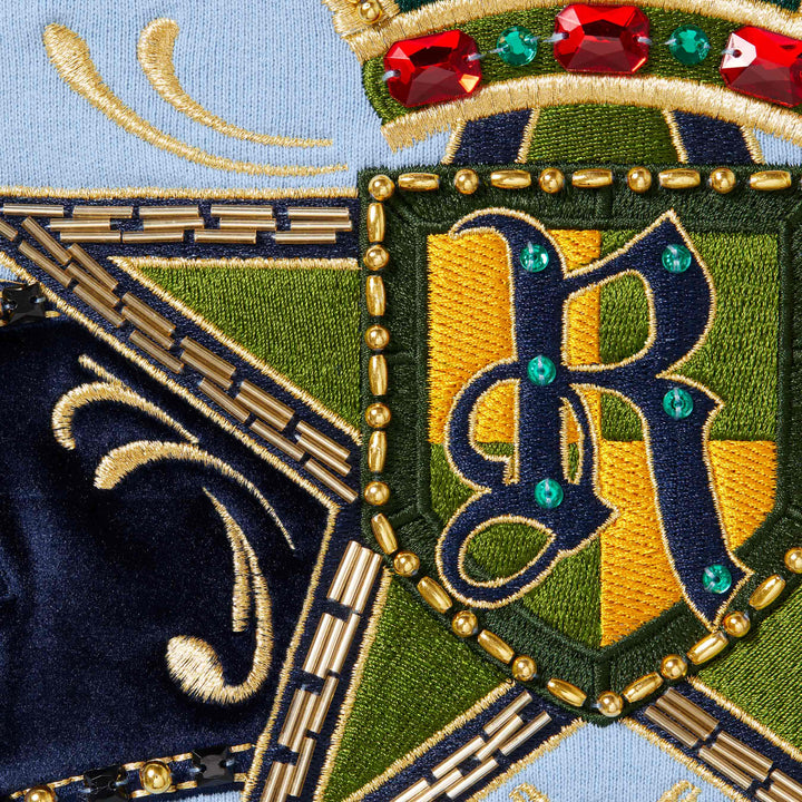 Supreme Crest Zip Up Hooded Sweatshirt