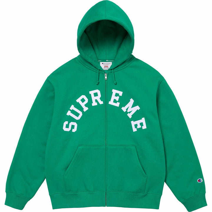 Supreme®/Champion® Zip Up Hooded Sweatshirt - Shop - Supreme
