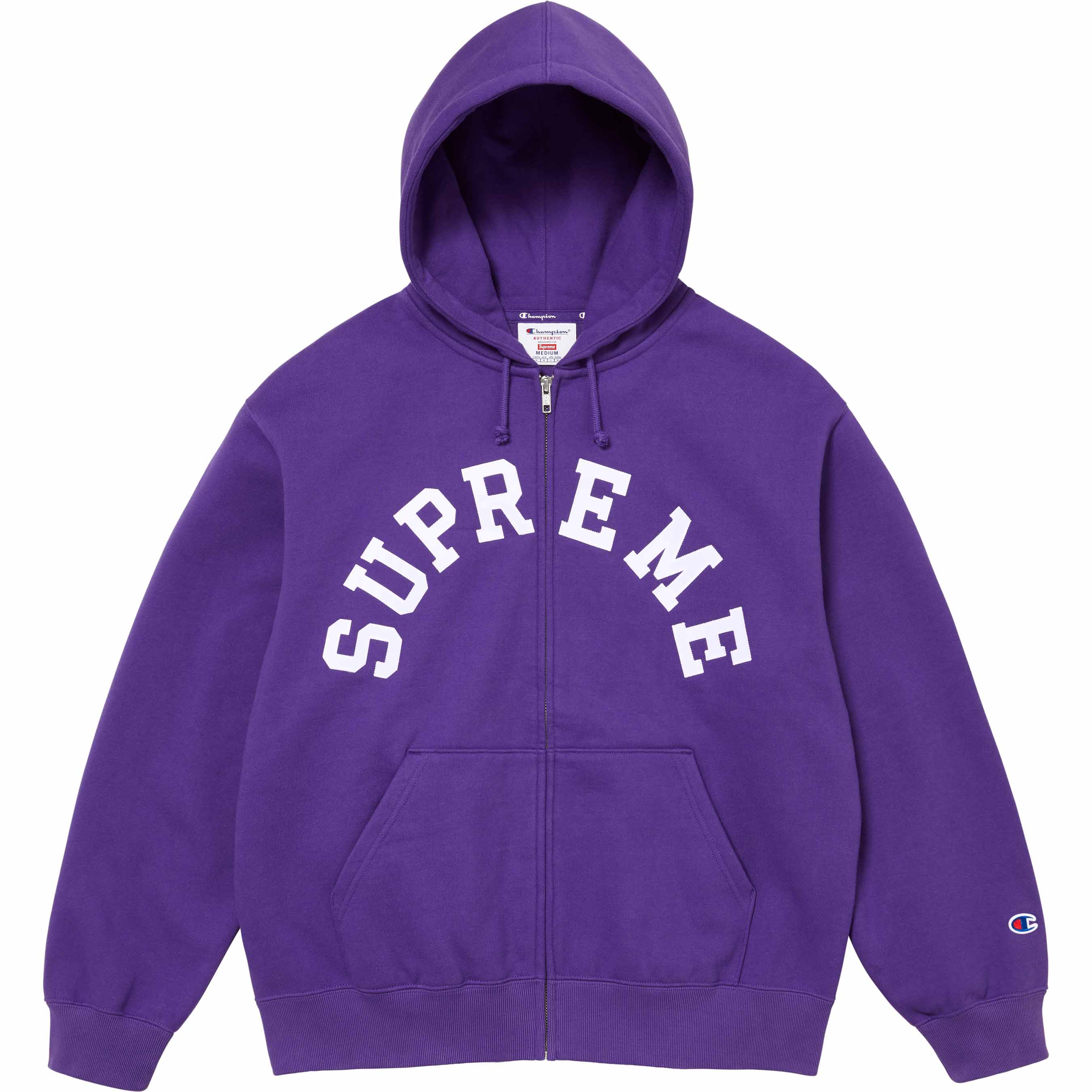 Supreme®/Champion® Zip Up Hooded Sweatshirt - Shop - Supreme