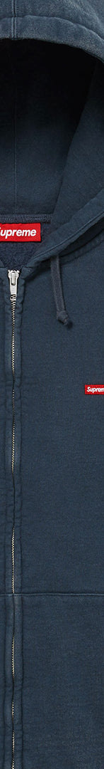 Small Box Zip Up Hooded Sweatshirt