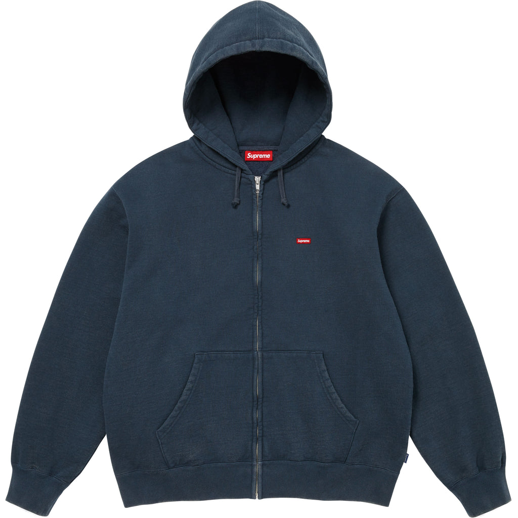 Small Box Zip Up Hooded Sweatshirt