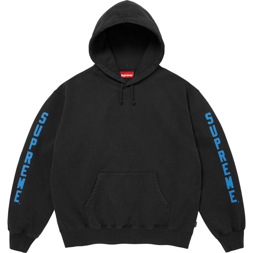 Washed Logo Hooded Sweatshirt