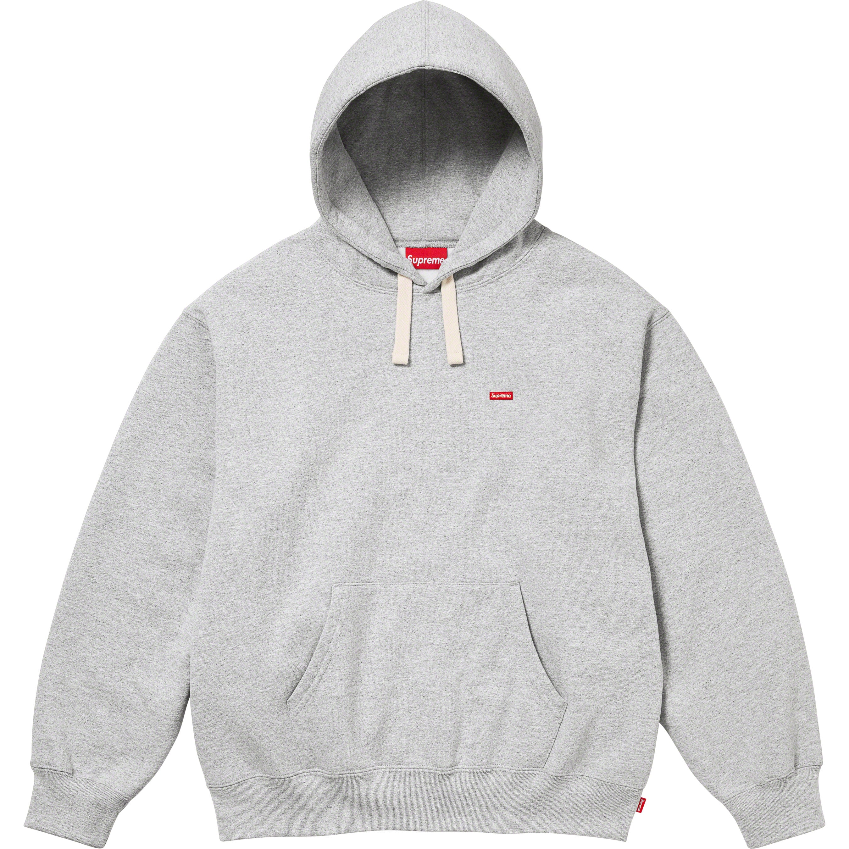 Supreme Box Logo Hooded Sweatshirt 'Heather Grey' | Men's Size L