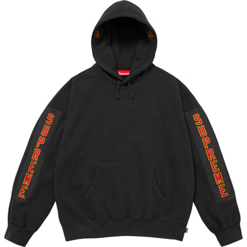 Woven Patches Hooded Sweatshirt