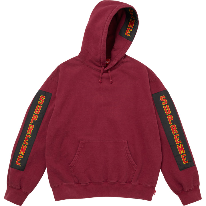 Woven Patches Hooded Sweatshirt