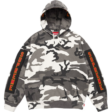 Woven Patches Hooded Sweatshirt