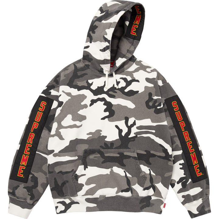 Woven Patches Hooded Sweatshirt - Shop