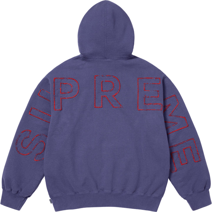 Frayed Hooded Sweatshirt - Shop - Supreme