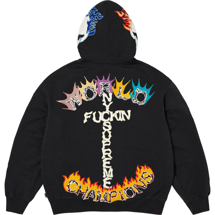 Fuck You Zip Up Hooded Sweatshirt - Shop - Supreme