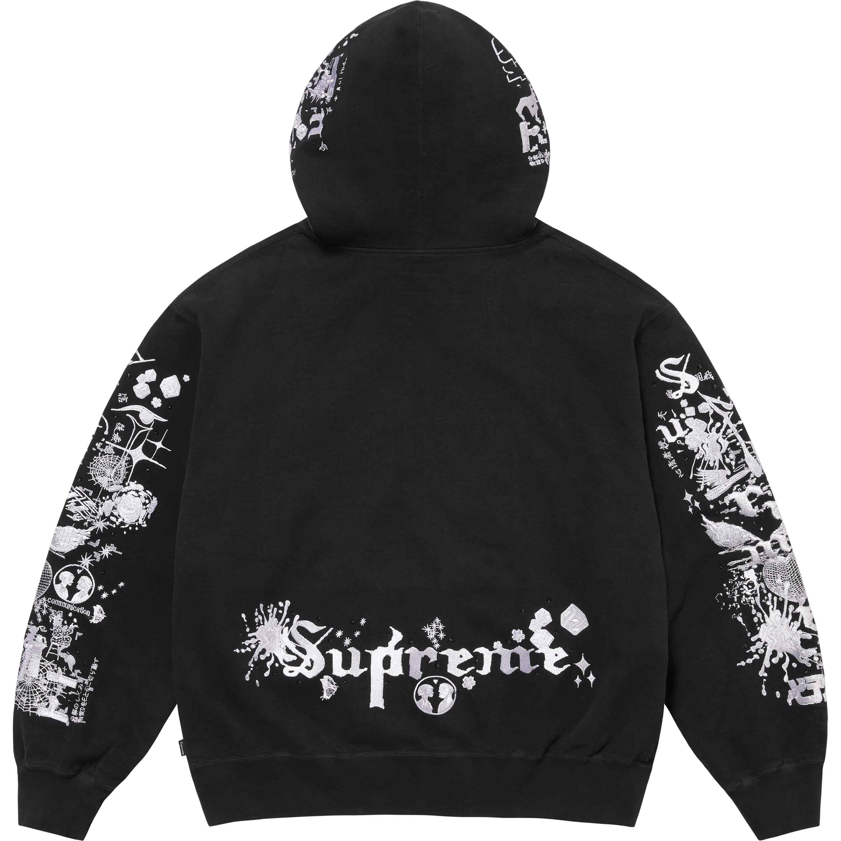 AOI Zip Up Hooded Sweatshirt - Shop - Supreme