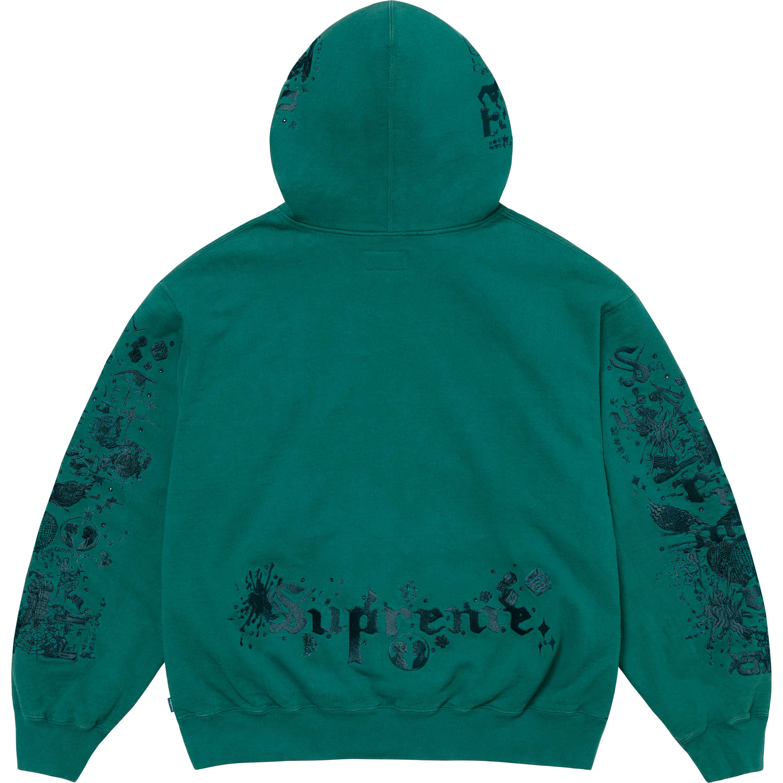 AOI Zip Up Hooded Sweatshirt - Shop - Supreme