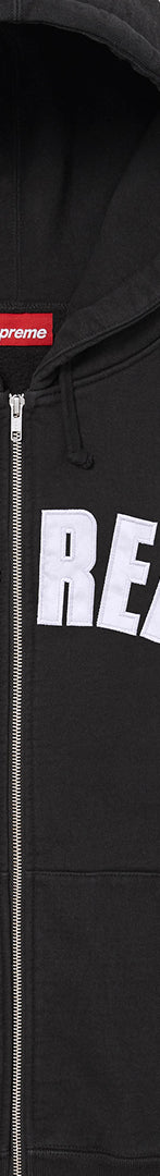 Supreme/Larry Clark Zip Up Hooded Sweatshirt