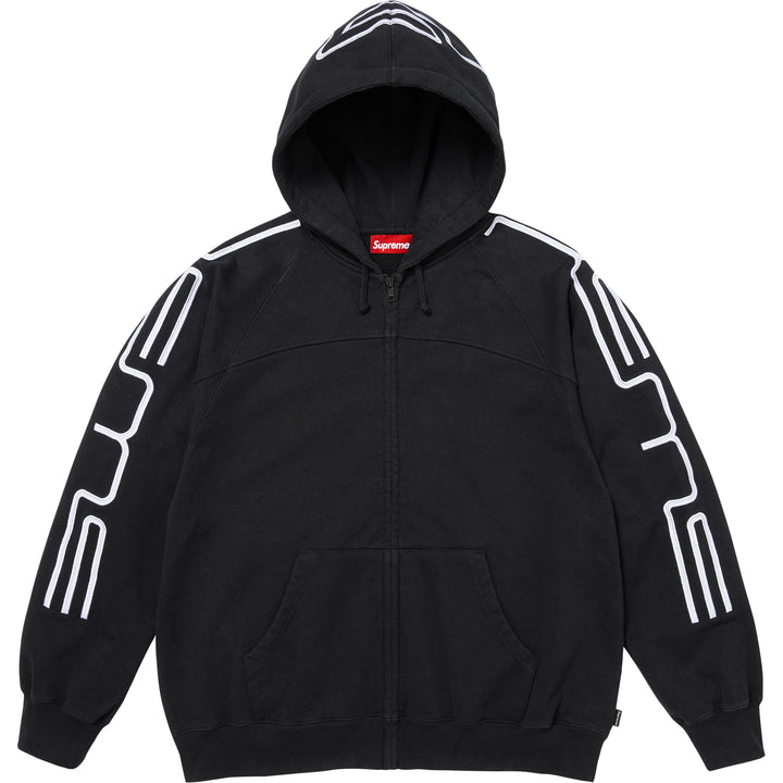 Supreme ジップアップパーカー ブラック Connect Zip Up Hooded Sweatshirt - Shop - Supreme