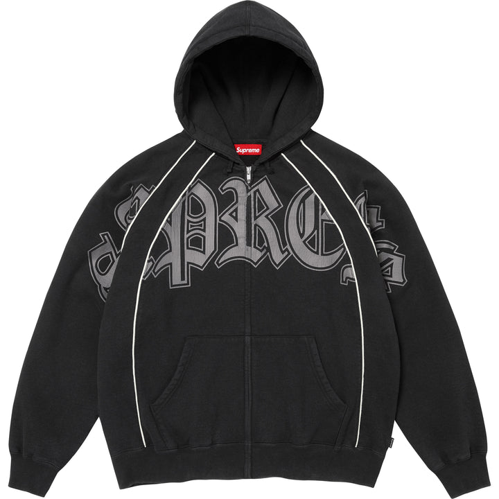 Paneled Zip Up Hooded Sweatshirt - Shop - Supreme