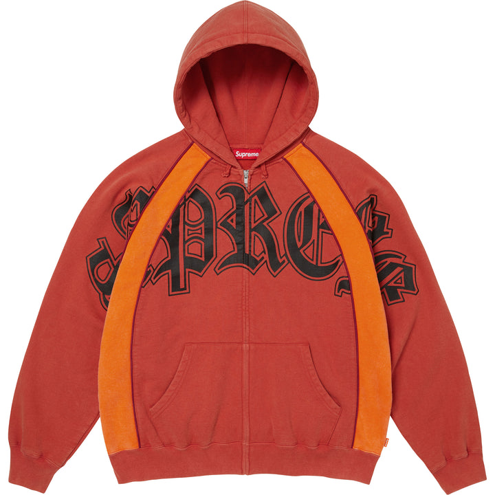 Paneled Zip Up Hooded Sweatshirt - Shop - Supreme