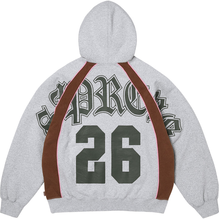 Paneled Zip Up Hooded Sweatshirt - Shop - Supreme