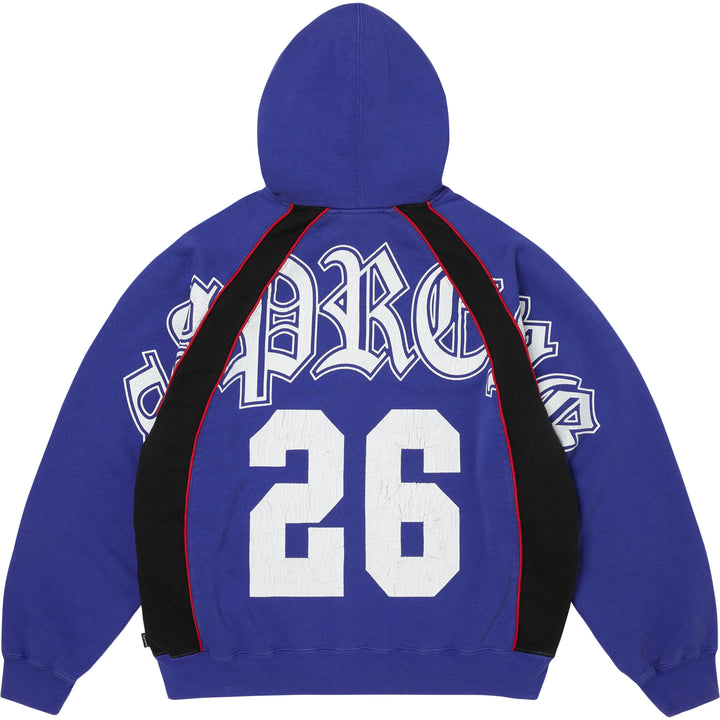 Paneled Zip Up Hooded Sweatshirt - Shop - Supreme