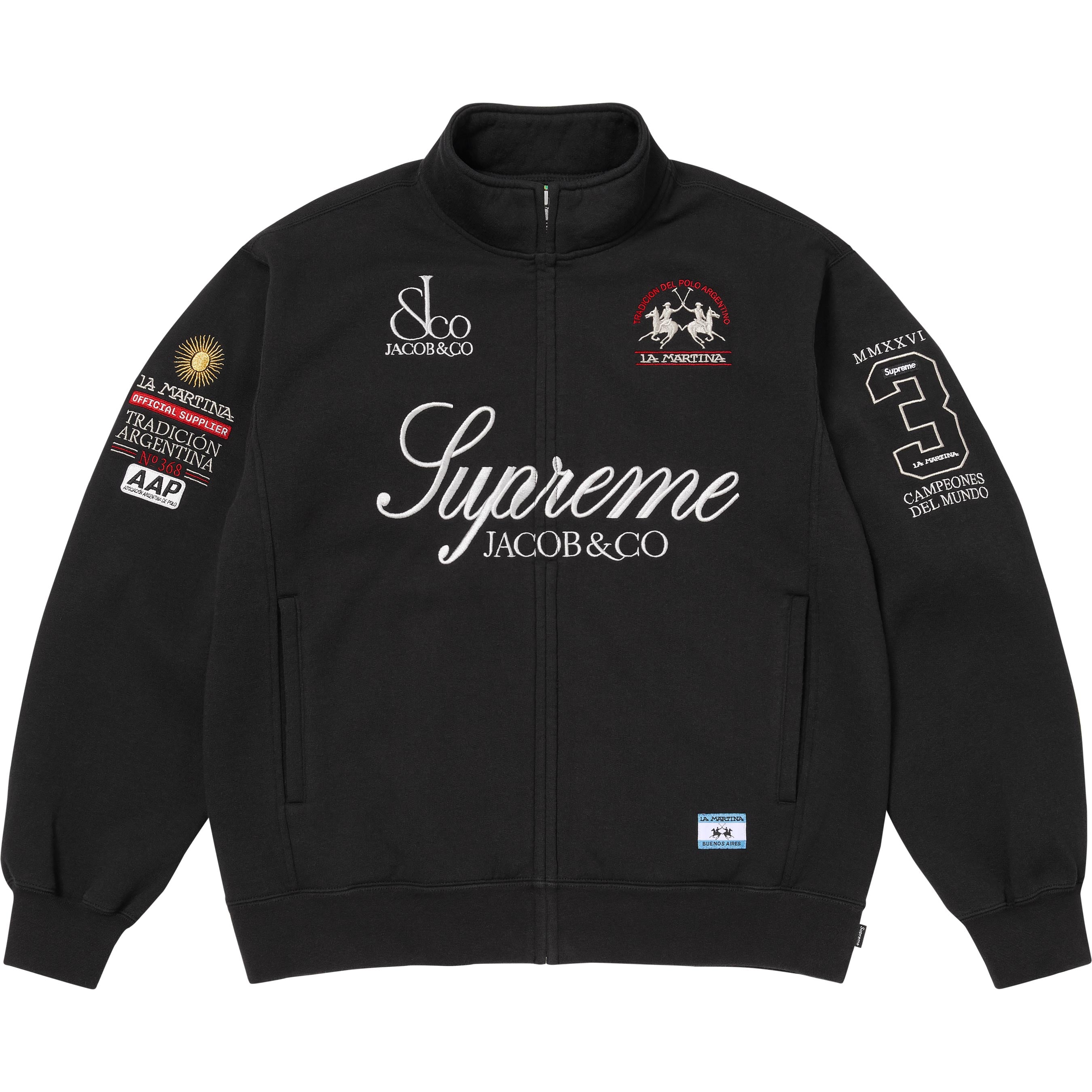 Supreme®/La Martina/Jacob & Co Zip Up Sweatshirt - Shop - Supreme