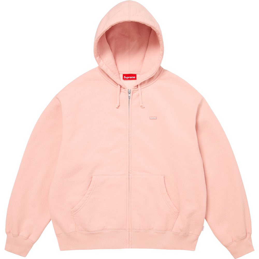 Small Box Zip Up Hooded Sweatshirt