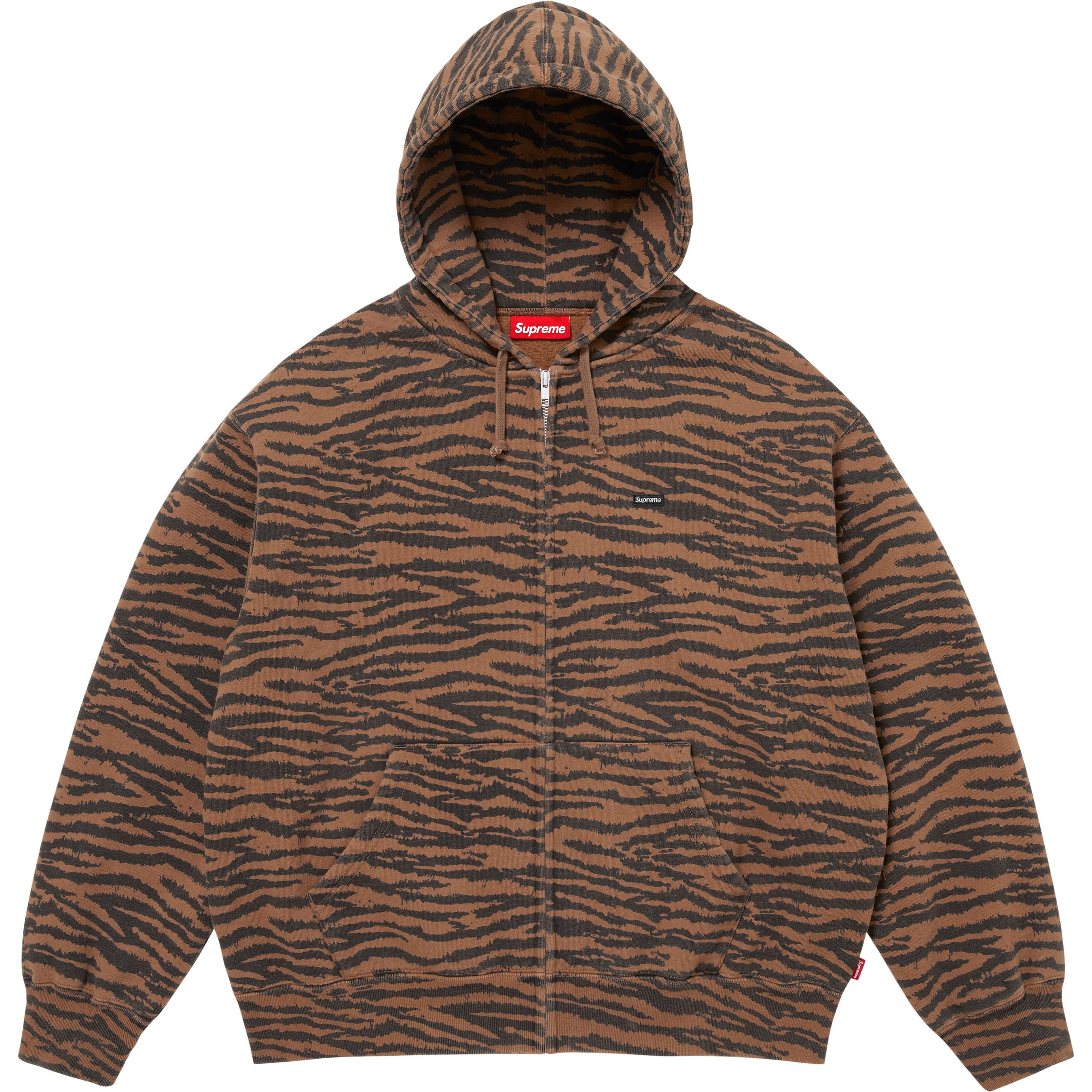Small Box Zip Up Hooded Sweatshirt - Shop - Supreme