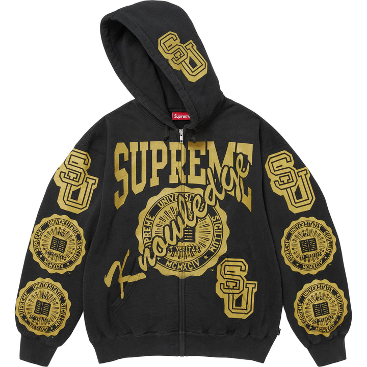 Knowledge Reigns Zip Up Hooded Sweatshirt - Shop - Supreme