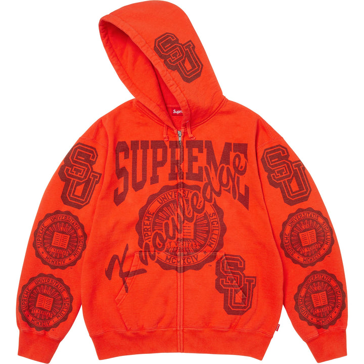 Knowledge Reigns Zip Up Hooded Sweatshirt