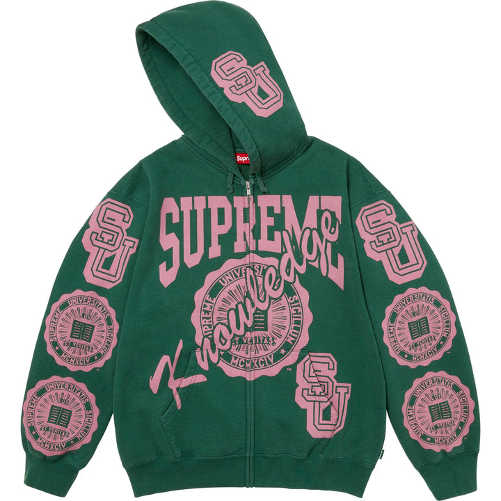 Knowledge Reigns Zip Up Hooded Sweatshirt - Shop - Supreme