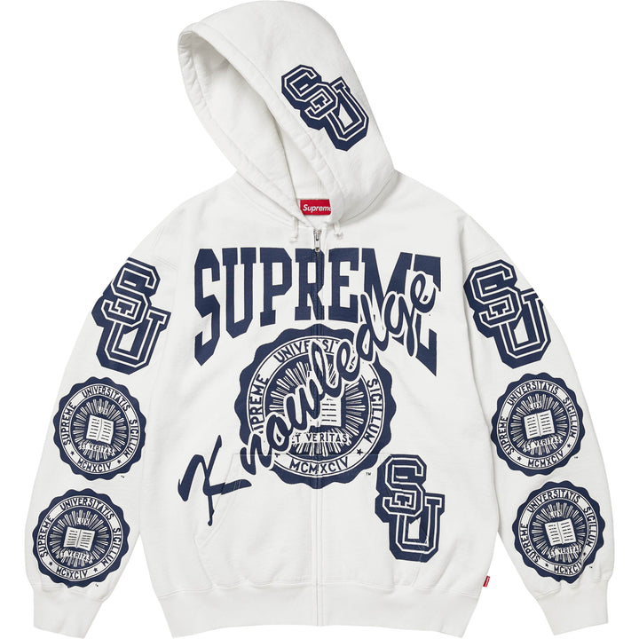 Knowledge Reigns Zip Up Hooded Sweatshirt