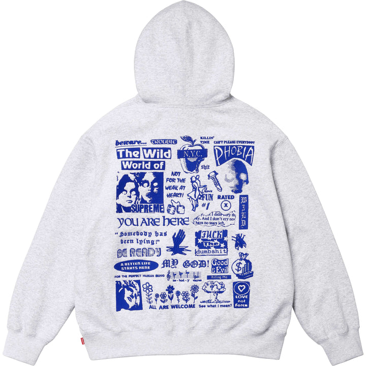 Wild Embroidered Hooded Sweatshirt - Shop - Supreme