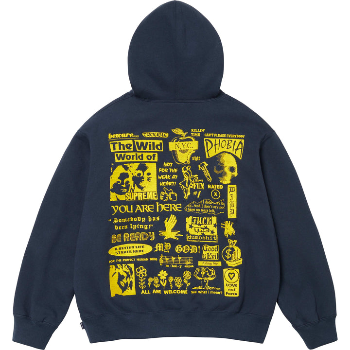 Wild Embroidered Hooded Sweatshirt - Shop - Supreme