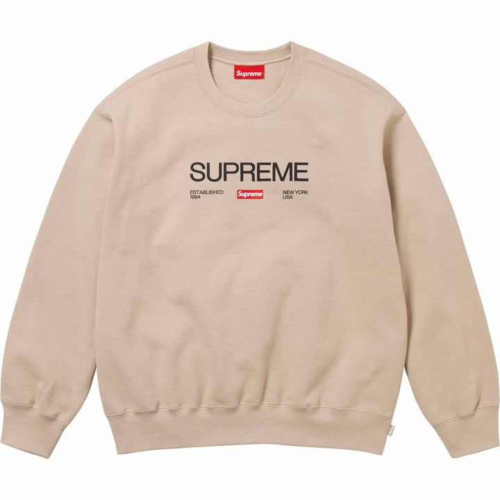 Established Crewneck - Shop - Supreme