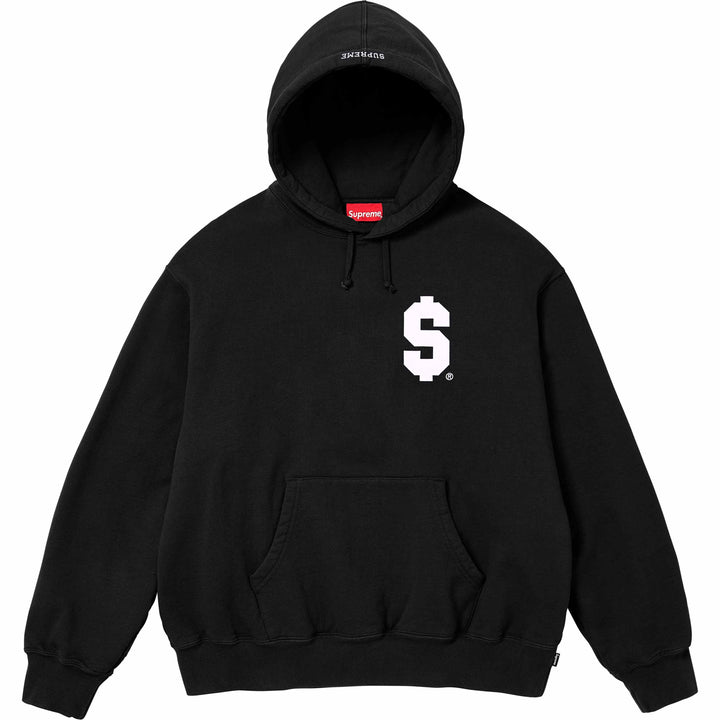 Black cheap supreme hoodie