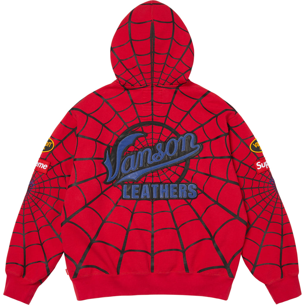 Supreme®/Spyder® Zip Up Hooded Supreme®/Vanson Leathers® Spider-Man Zip Up Hooded Sweatshirt