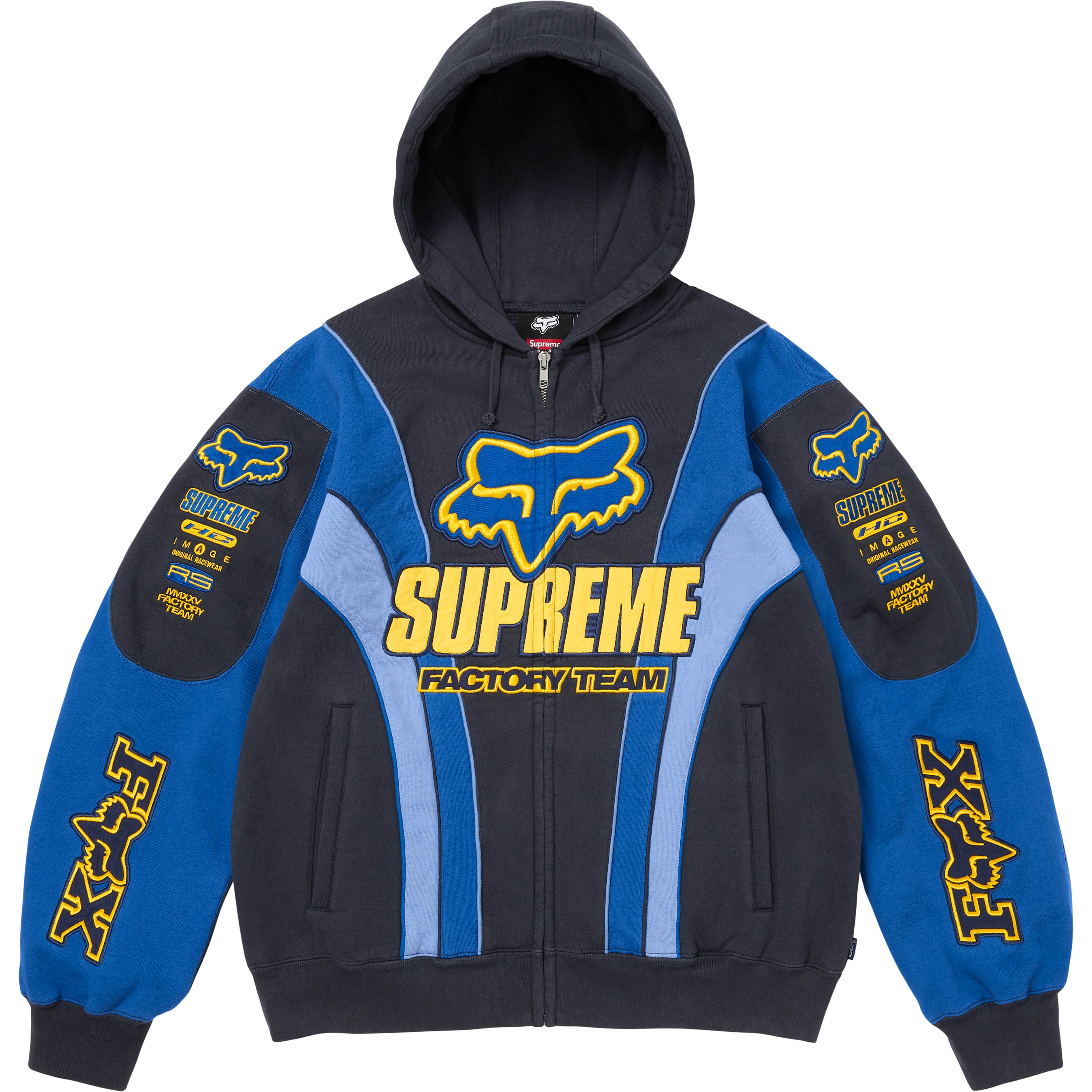 トップス Supreme Fox Racing Supreme®/Fox Racing® Zip Up Hooded Sweatshirt - Shop - Supreme