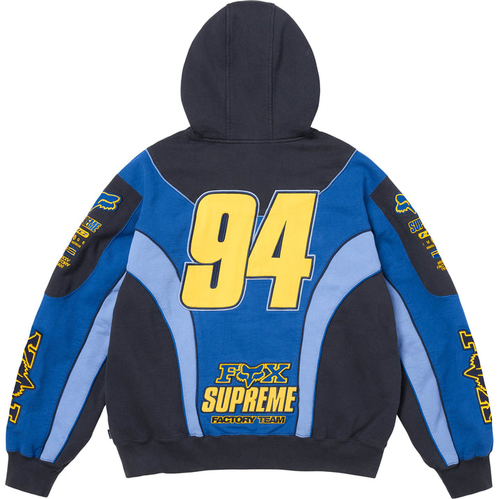 Supreme®/Fox Racing® Zip Up Hooded Sweatshirt