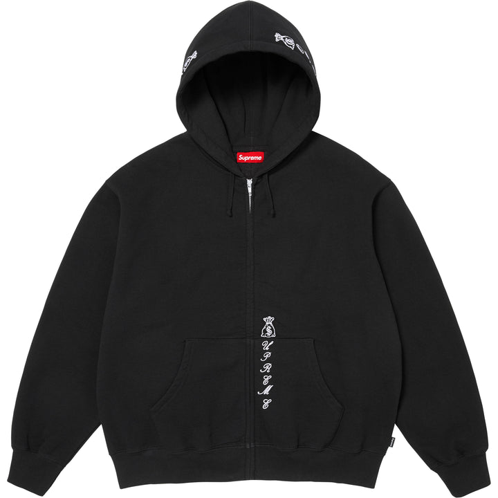 トップス 90s Supreme Zip Up Hooded Sweatsh God Over Money Zip Up Hooded Sweatshirt - Shop - Supreme