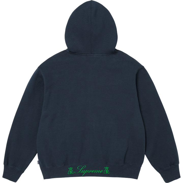 God Over Money Zip Up Hooded Sweatshirt - Shop - Supreme