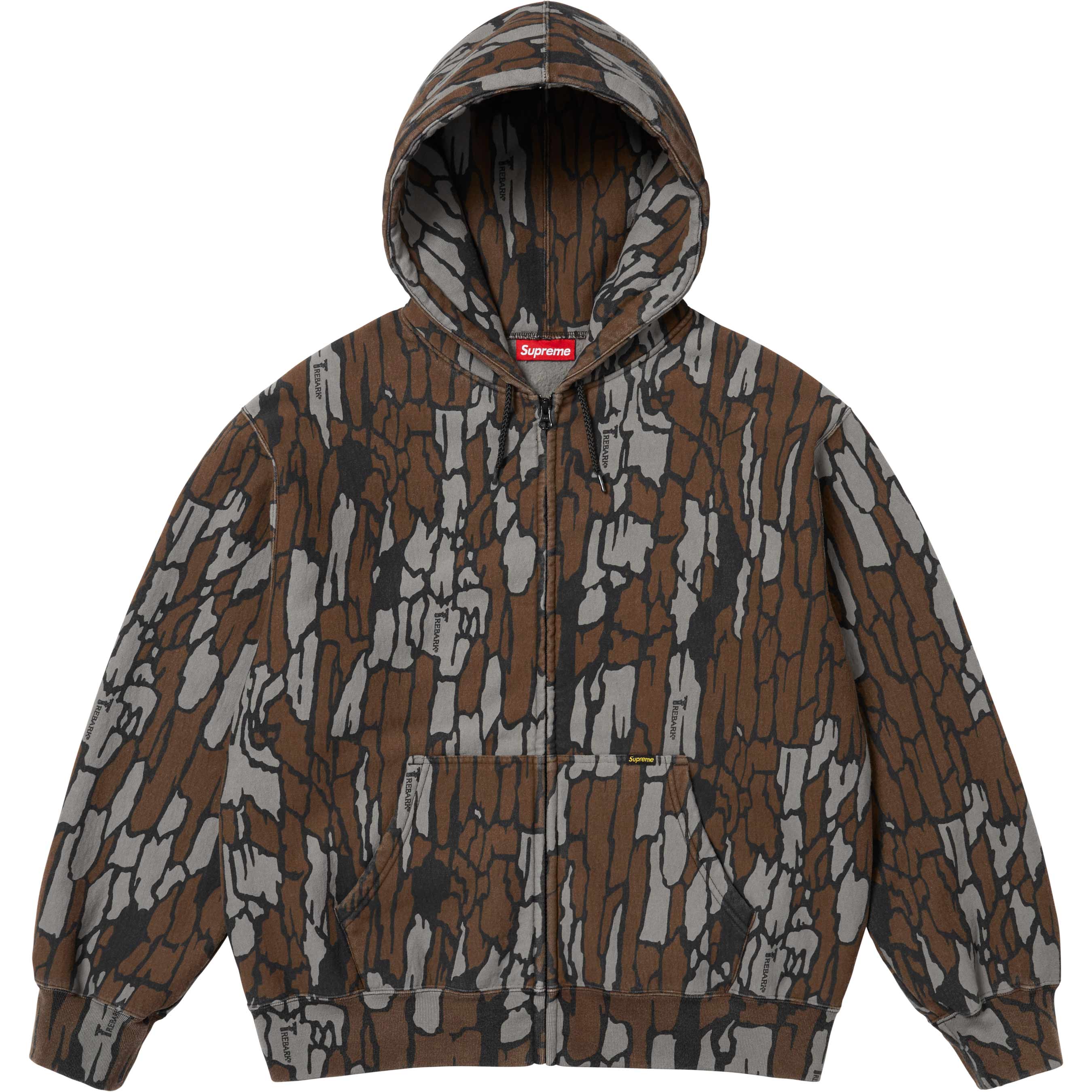 Supreme Small Box Zip Up Hooded Sweatshirt (SS21) - $158