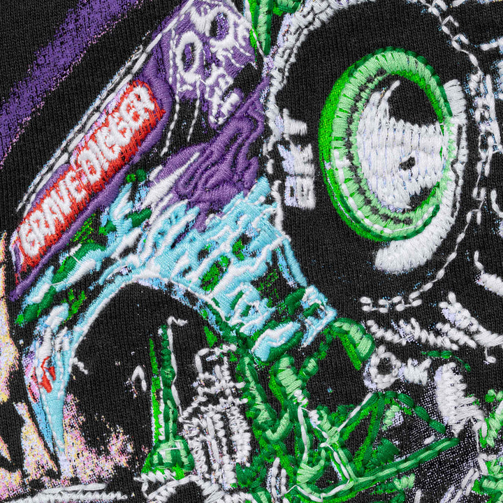 Monster Jam™ Grave Digger™ Zip Up Hooded Sweatshirt - Shop - Supreme