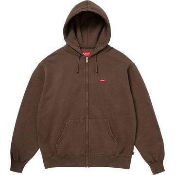 Small Box Zip Up Hooded Sweatshirt