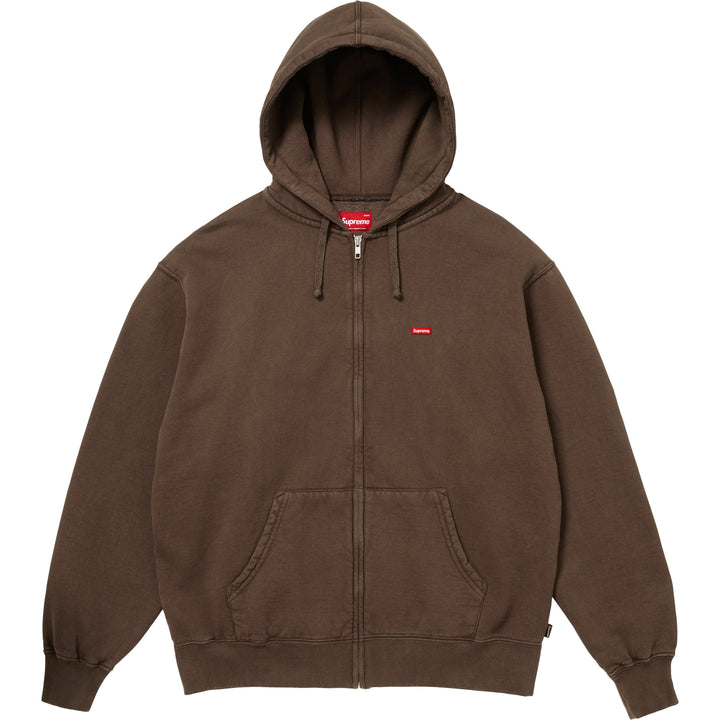 Small Box Zip Up Hooded Sweatshirt-10