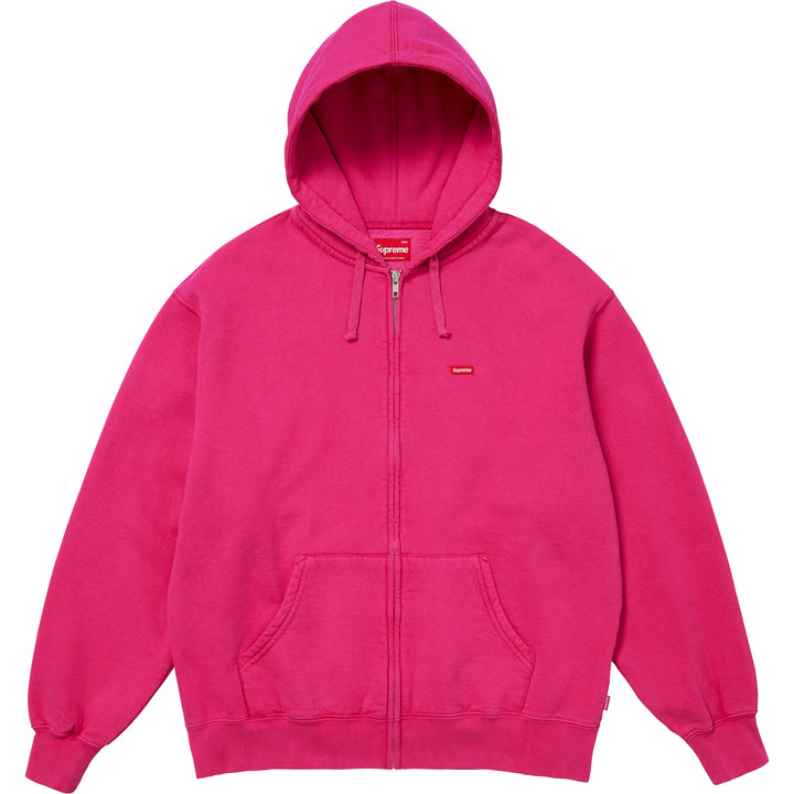Small Box Zip Up Hooded Sweatshirt-8