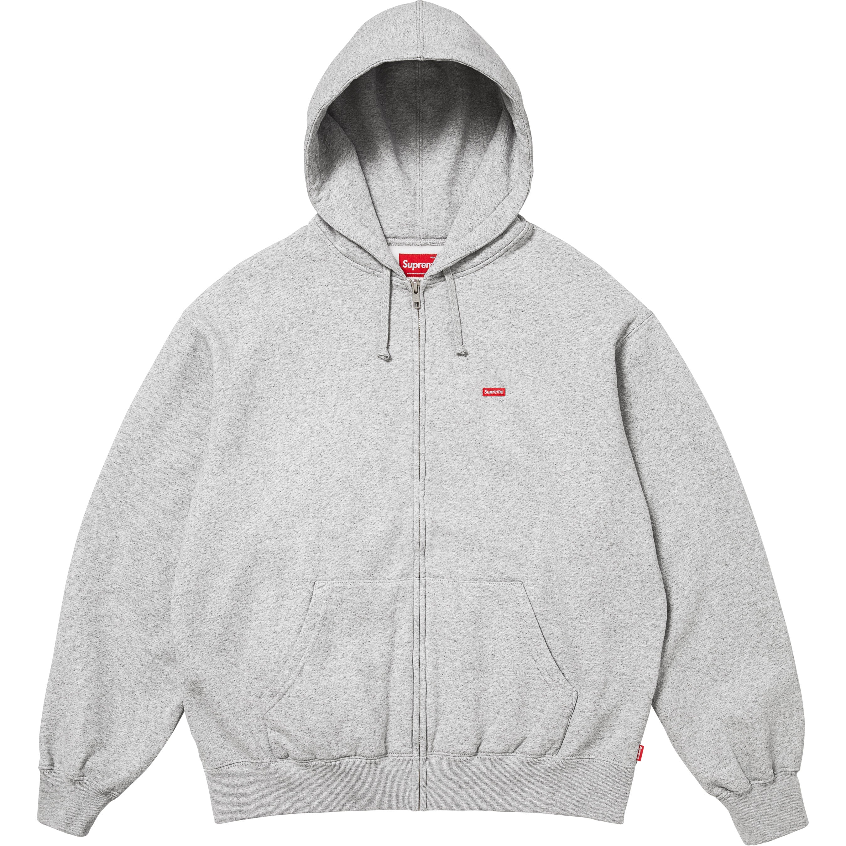 Small Box Zip Up Hooded Sweatshirt - Shop - Supreme