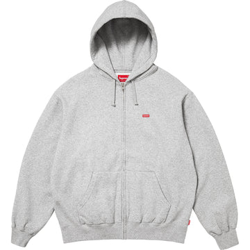 Small Box Zip Up Hooded Sweatshirt