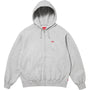 Small Box Zip Up Hooded Sweatshirt