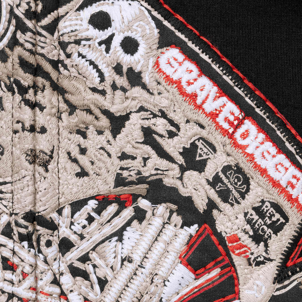 Monster Jam™ Grave Digger™ Bones Zip Up Hooded Sweatshirt