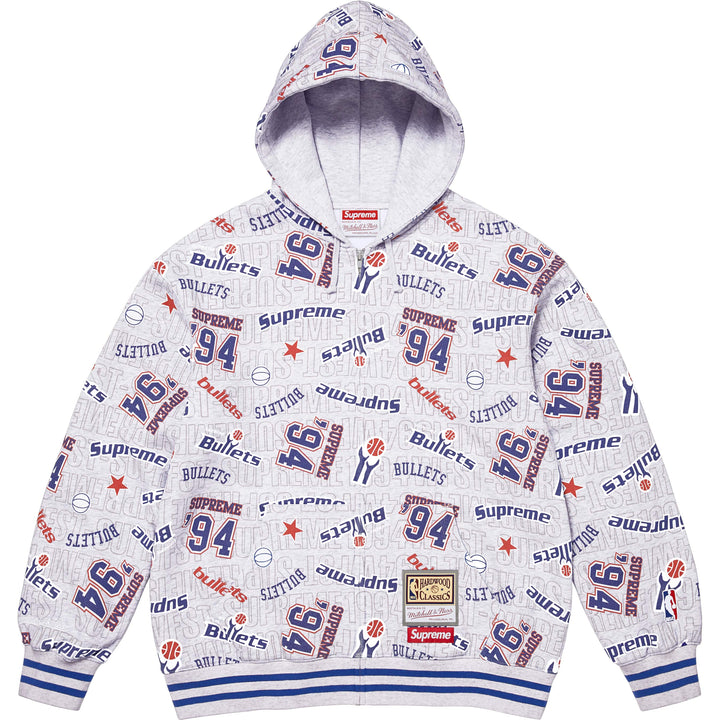 Supreme®/Mitchell & Ness® Teams Zip Up Hooded Sweatshirt - Shop