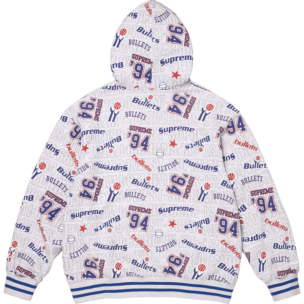 Supreme®/Mitchell & Ness® Teams Zip Up Hooded Sweatshirt