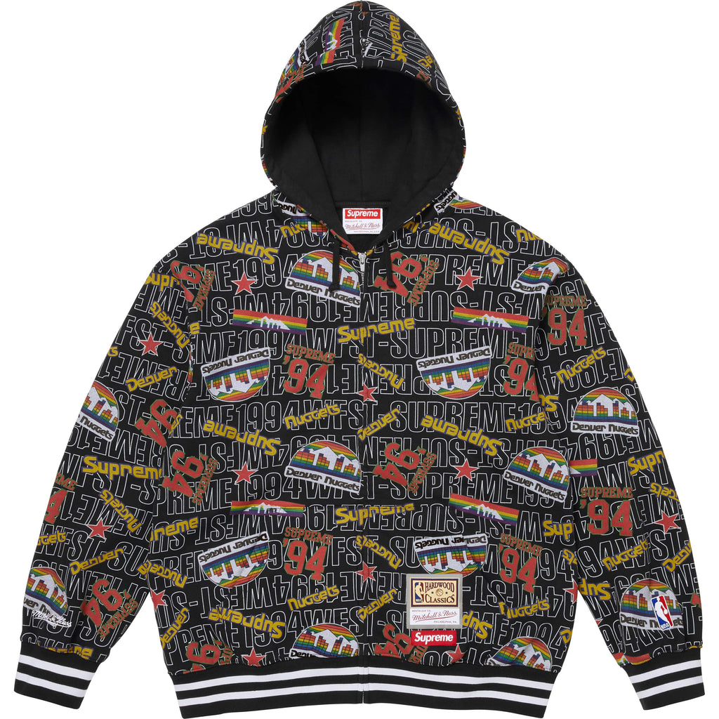 Supreme®/Mitchell & Ness® Teams Zip Up Hooded Sweatshirt - Shop